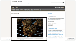 Desktop Screenshot of nrecipes.wordpress.com