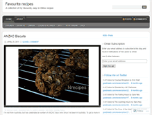 Tablet Screenshot of nrecipes.wordpress.com