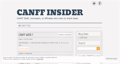 Desktop Screenshot of canff.wordpress.com