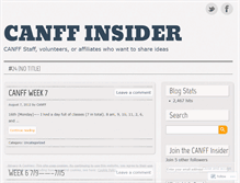 Tablet Screenshot of canff.wordpress.com