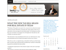 Tablet Screenshot of beckyfreyrealestate.wordpress.com