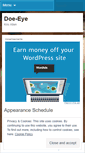 Mobile Screenshot of doeeye.wordpress.com