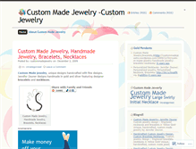 Tablet Screenshot of custommadejewelry.wordpress.com
