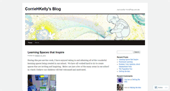 Desktop Screenshot of corriehkelly.wordpress.com