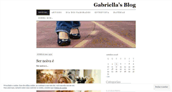 Desktop Screenshot of blogdagabiii.wordpress.com