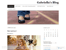 Tablet Screenshot of blogdagabiii.wordpress.com
