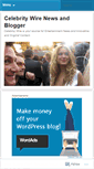 Mobile Screenshot of celebritywire.wordpress.com