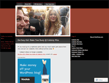 Tablet Screenshot of celebritywire.wordpress.com