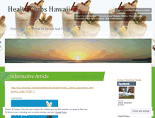 Tablet Screenshot of healthclubshawaii.wordpress.com