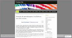 Desktop Screenshot of foreversix.wordpress.com