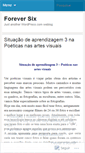 Mobile Screenshot of foreversix.wordpress.com