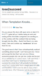 Mobile Screenshot of lose2succeed.wordpress.com