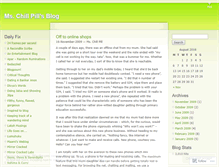 Tablet Screenshot of mschillpill.wordpress.com