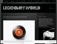 Tablet Screenshot of legendaryworld.wordpress.com