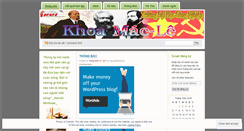 Desktop Screenshot of nguyenthihaivan.wordpress.com