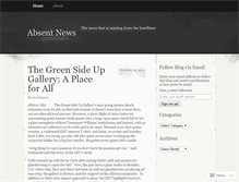 Tablet Screenshot of absentnews.wordpress.com