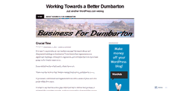 Desktop Screenshot of businessfordumbarton.wordpress.com