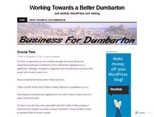 Tablet Screenshot of businessfordumbarton.wordpress.com