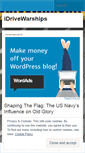 Mobile Screenshot of idrivewarships.wordpress.com