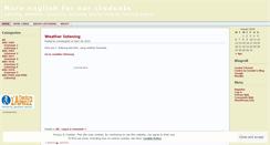 Desktop Screenshot of moreenglish.wordpress.com