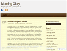 Tablet Screenshot of morningglory2.wordpress.com