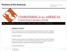 Tablet Screenshot of partnersnortecolombiaflorida.wordpress.com