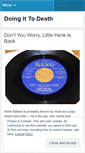 Mobile Screenshot of doingittodeath.wordpress.com