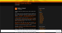 Desktop Screenshot of feijaocomnutella.wordpress.com