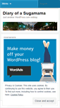 Mobile Screenshot of diaryofasugamama.wordpress.com