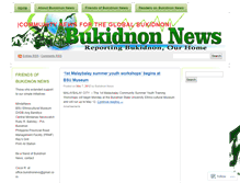 Tablet Screenshot of bukidnonews.wordpress.com