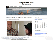 Tablet Screenshot of hogfarmstudios.wordpress.com