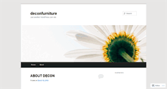 Desktop Screenshot of deconfurniture.wordpress.com