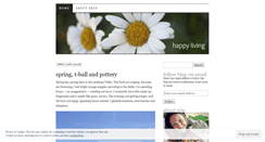 Desktop Screenshot of happyliving.wordpress.com