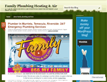 Tablet Screenshot of familyplumbing.wordpress.com