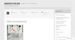 Desktop Screenshot of anhxu.wordpress.com