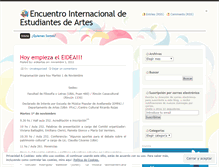 Tablet Screenshot of eideartes.wordpress.com