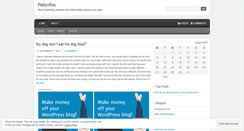 Desktop Screenshot of petsinfoo.wordpress.com