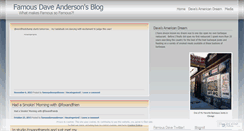 Desktop Screenshot of famousdaveanderson.wordpress.com