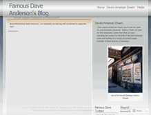 Tablet Screenshot of famousdaveanderson.wordpress.com