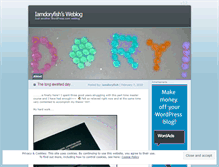 Tablet Screenshot of iamdoryfish.wordpress.com