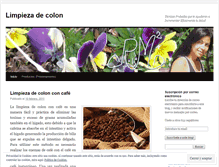 Tablet Screenshot of limpiezadecolon.wordpress.com