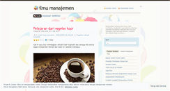 Desktop Screenshot of ilmumanajemen.wordpress.com