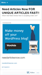 Mobile Screenshot of buymyarticles.wordpress.com