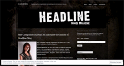Desktop Screenshot of headlinemag.wordpress.com