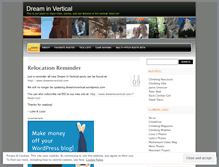 Tablet Screenshot of dreaminvertical.wordpress.com