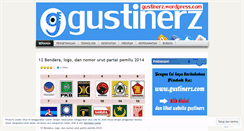 Desktop Screenshot of gustinerz.wordpress.com