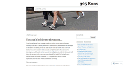 Desktop Screenshot of 365runs.wordpress.com