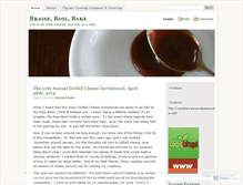 Tablet Screenshot of braiseboilbake.wordpress.com