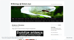Desktop Screenshot of ibbiologygjis.wordpress.com