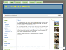 Tablet Screenshot of mylittlepeanutdaycare.wordpress.com